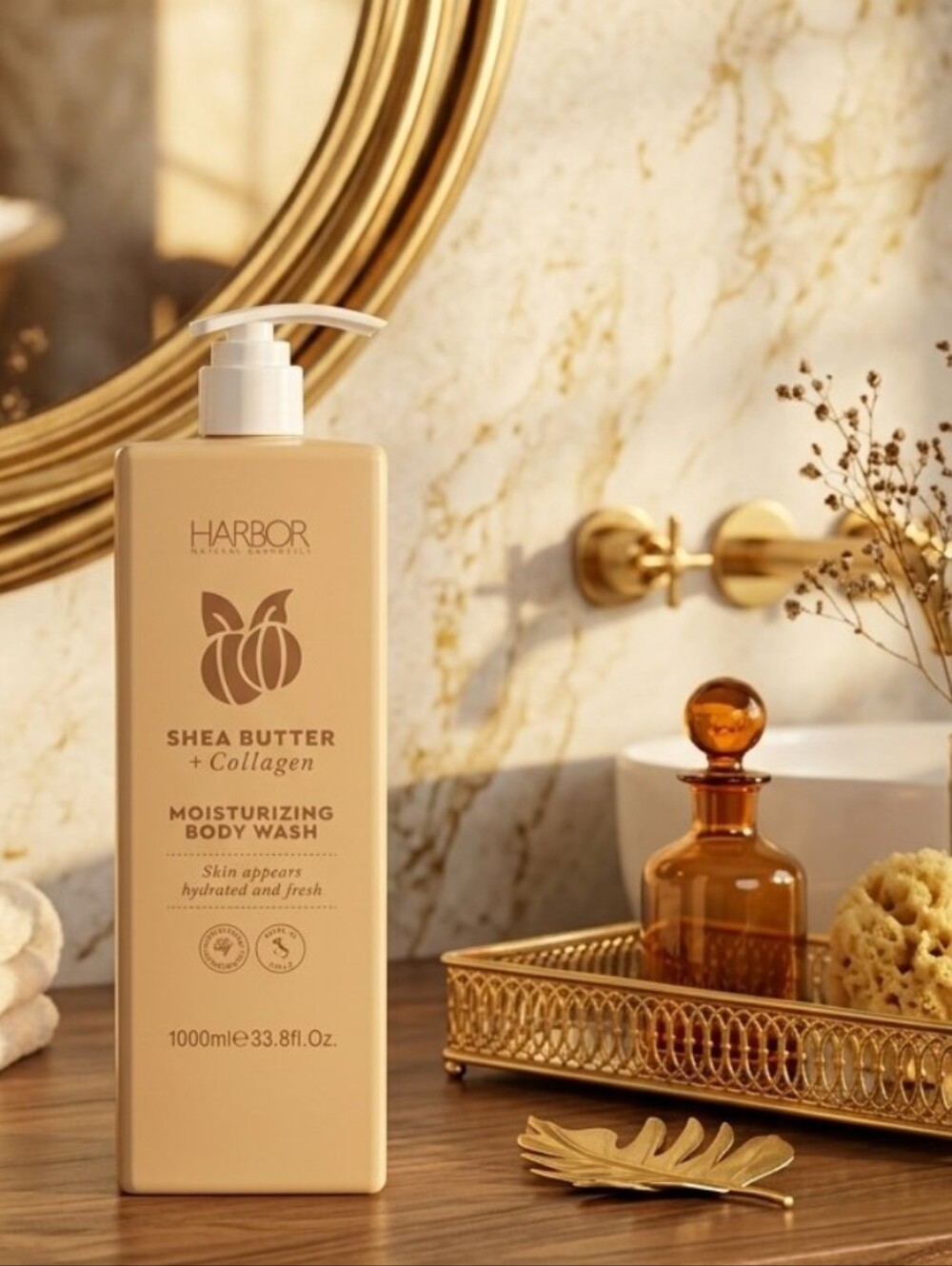 Shea Butter + Collagen Moisturizing Body Wash Hydrate and Soften Skin 100ml
